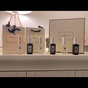 Jo Malone travel set with bags and box